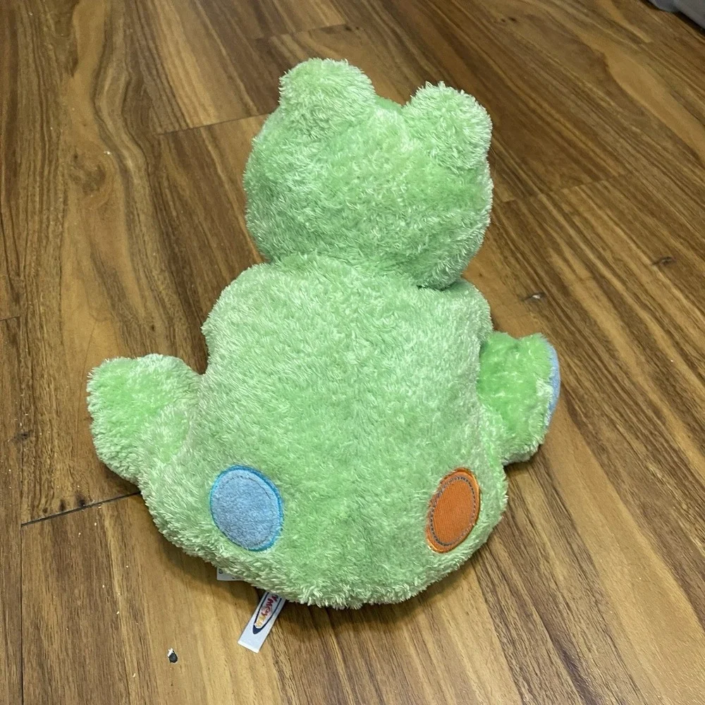 Rare Mary Meyer‎ Large CHEERY CHEEKS Frog Striped Belly Bag Plush